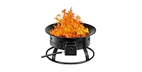 Slickblue Portable Outdoor Propane Fire Pit - Compact and Stylish Patio Heating Solution