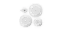 18-Piece Porcelain Dish Set – Service for 6 with Dinner Plates, Cereal Bowls & Coffee Mugs