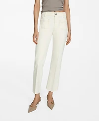 Mango Women's Alex Slim Fit Medium Rise Jeans