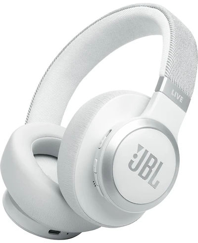 Jbl Live 770NC Bluetooth Over Ear Headphones-White