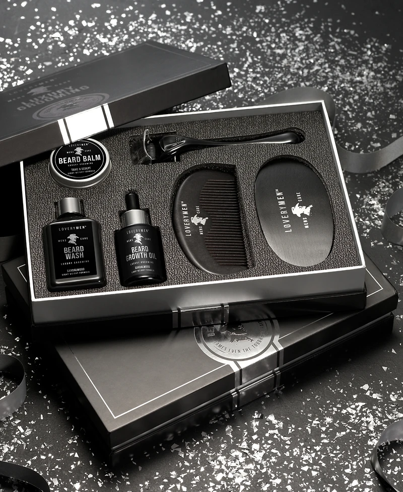 7-Pc. Beard Growth Kit Gift Set