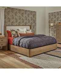 Nordic 3 Pc. King Upholstered Set (Bed, Chest & Nightstand)
