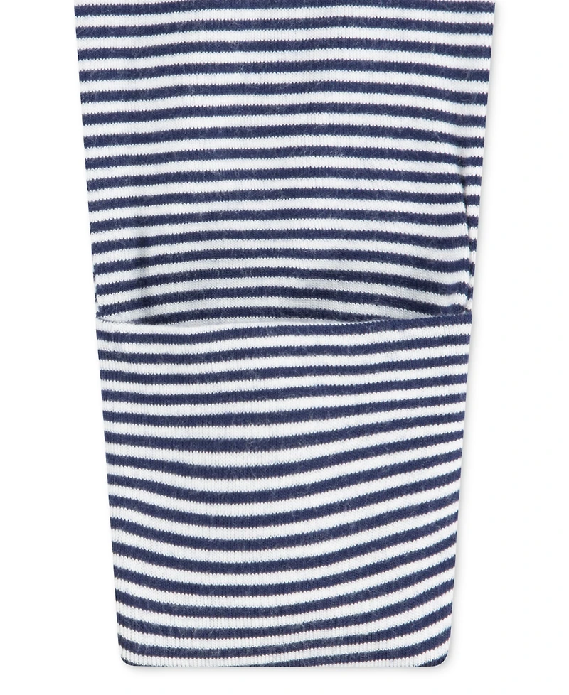 Nike Baby Boy or Girl Viscose Striped Footed Coverall