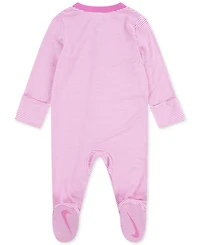 Nike Baby Boy or Girl Viscose Striped Footed Coverall