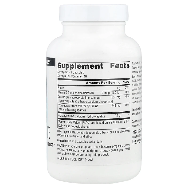 Source Naturals Calcium Hydroxyapatite