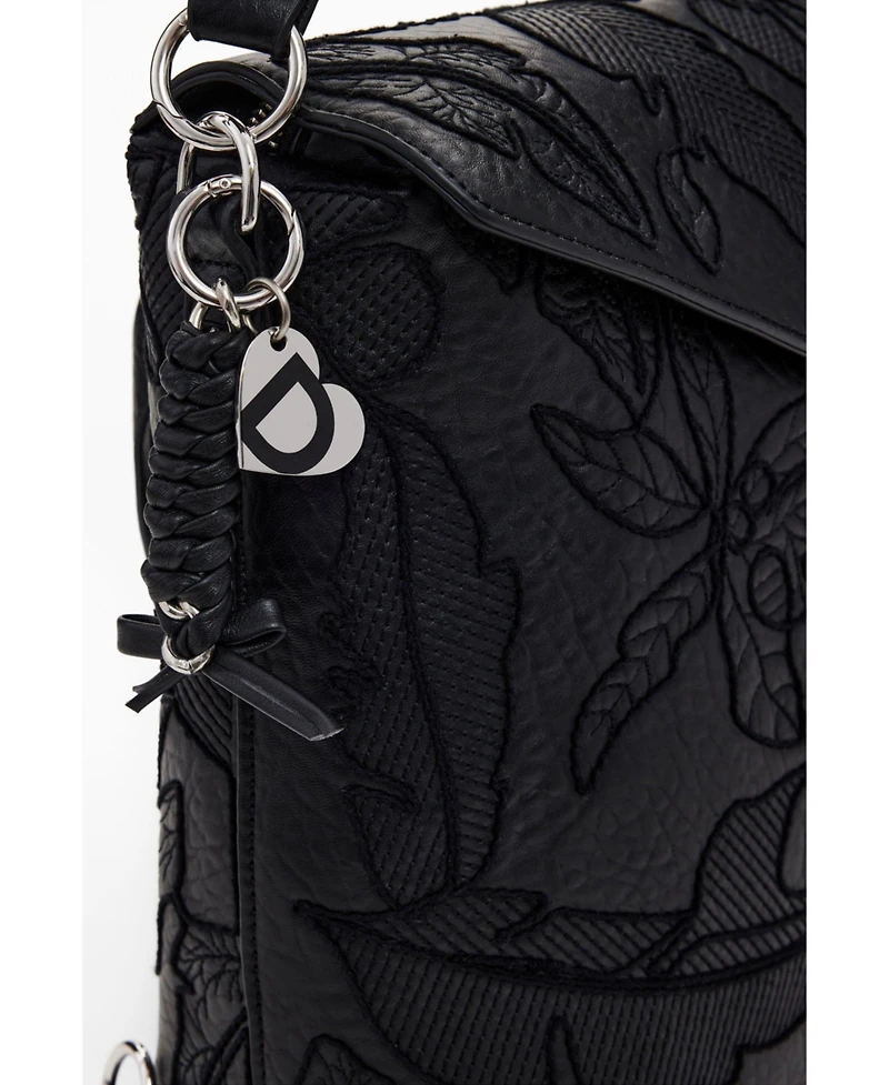 Desigual Women's 2-in-1 embroidered backpack