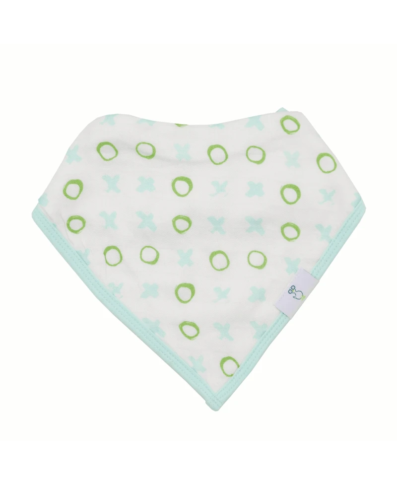 GooseWaddle Slice Slice Baby And Pizza 2 Pack Muslin & Terry Cloth Bib Set