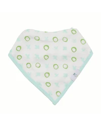 GooseWaddle Slice Slice Baby And Pizza 2 Pack Muslin & Terry Cloth Bib Set