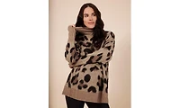 Motherhood Maternity Turtleneck Long Sleeve Knit Sweater