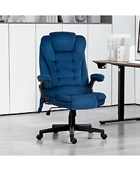 Vinsetto 6 Point Vibrating Massage Office Chair with Lumbar Heat