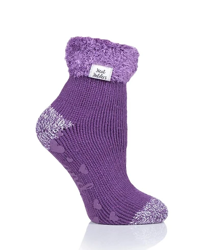 Heat Holders Feather Top Solid Lounge Socks