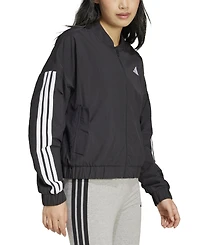 adidas Women's Essentials 3-Stripes Lifestyle Bomber Jacket
