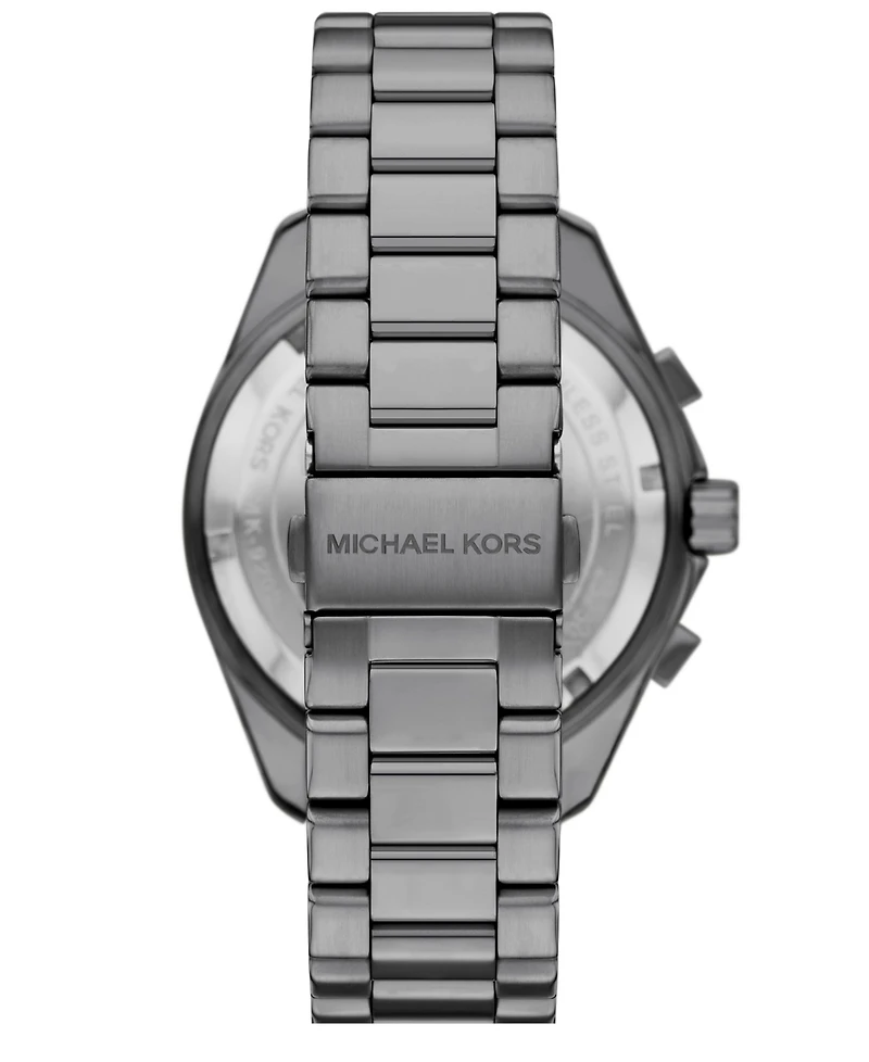 Michael Kors Men's Maritime Chronograph Gunmetal Stainless Steel Watch, 45mm