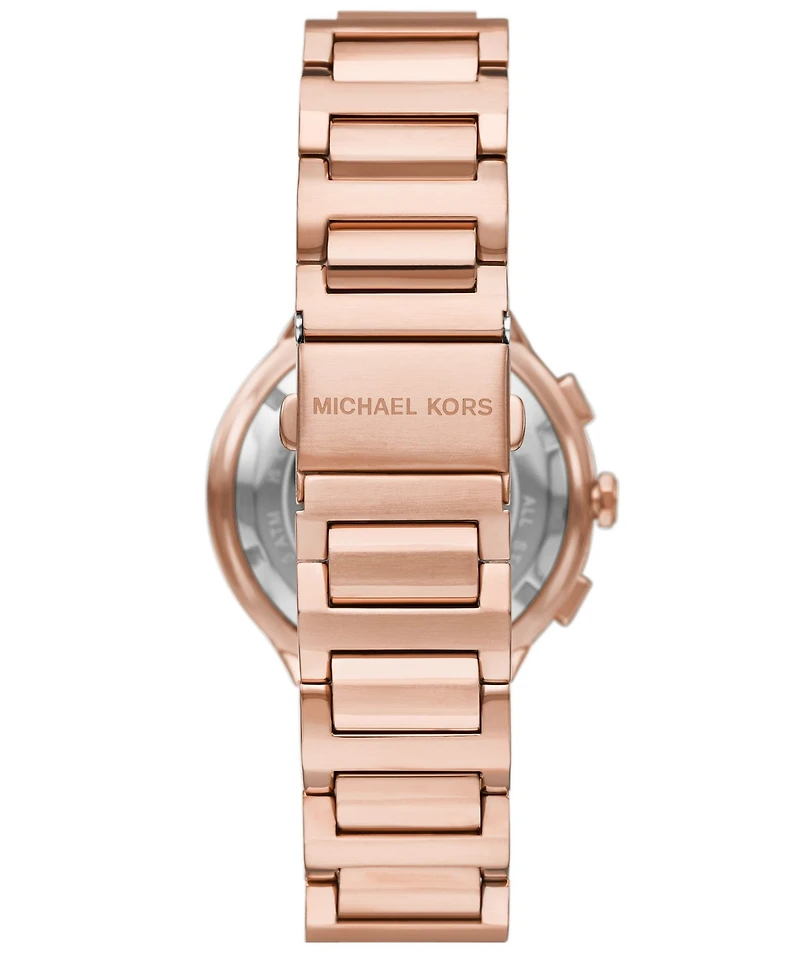 Michael Kors Women's Gramercy Chronograph Rose Gold-Tone Stainless Steel Watch, 40mm