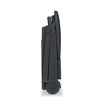 vidaXL Sun Lounger with Footrest Plastic Anthracite