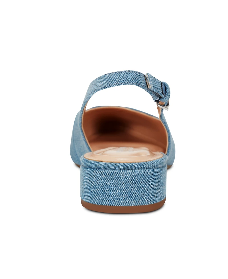 Easy Spirit Women's Cassius eFlex Low Block Heel Slingback Pumps