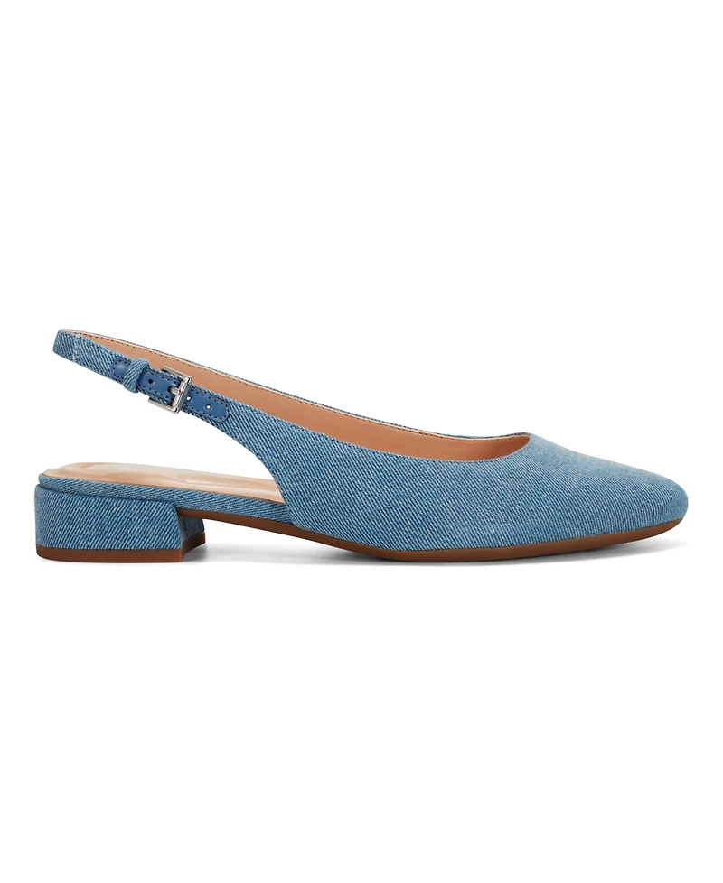 Easy Spirit Women's Cassius eFlex Low Block Heel Slingback Pumps