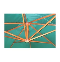 Floating Garden Parasol Melia 118.1"x157.5" Green