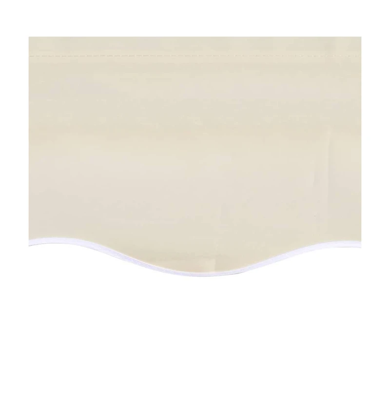 vidaXL Awning Top Sunshade Canvas Cream 13.1'x9.8' (Frame Not Included)