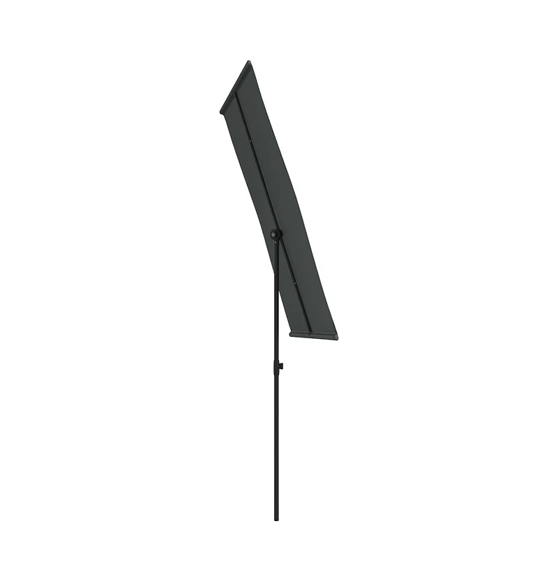Garden Parasol with Aluminum Pole 70.9"x43.3" Anthracite