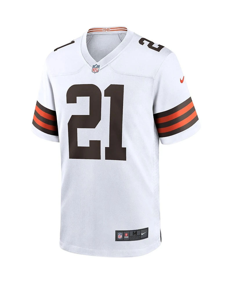 Nike Men's Denzel Ward White Cleveland Browns Game Jersey