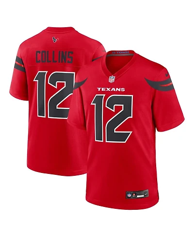 Nike Men's Nico Collins Red Houston Texans Alternate Game Jersey