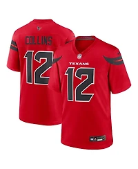 Nike Men's Nico Collins Red Houston Texans Alternate Game Jersey