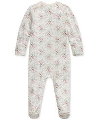 Polo Ralph Lauren Baby Cotton Floral Footed Coverall