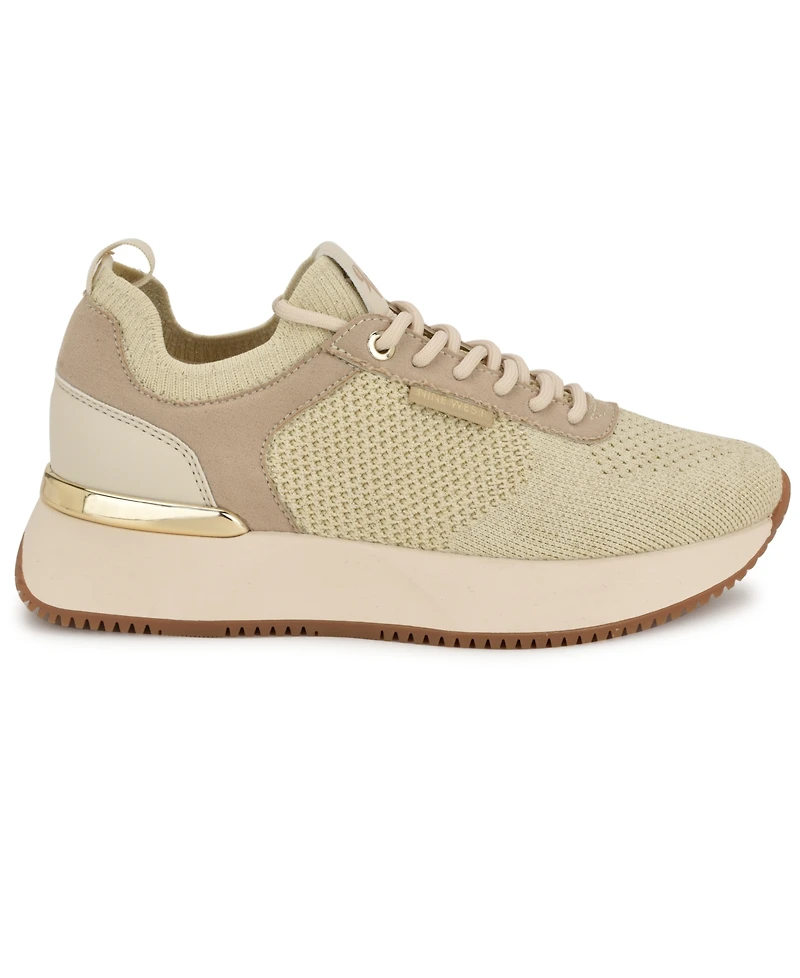Nine West Women's Freska Casual Round Toe Sneakers