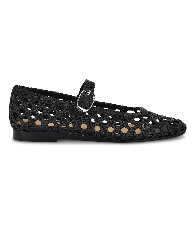 Nine West Women's Halie Woven Mary Jane Flats