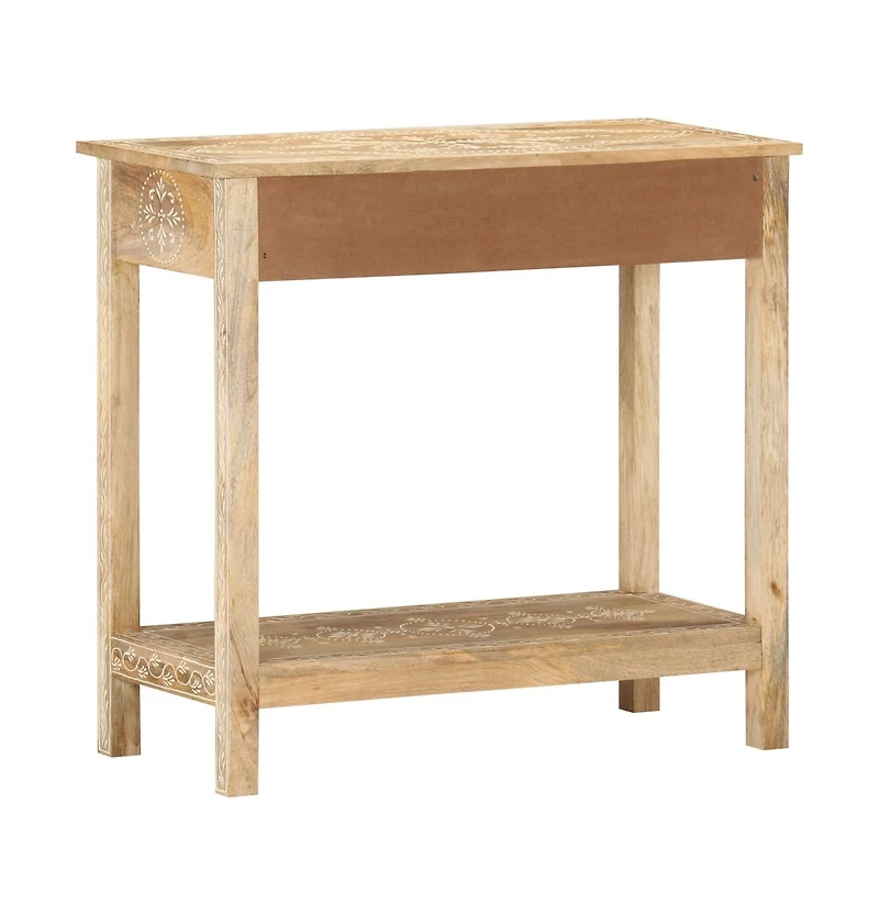 Console Table 31.5"x13.8"x29.1" Solid Mango Wood