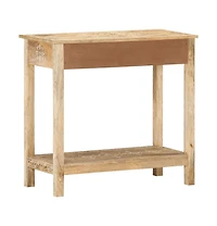 Console Table 31.5"x13.8"x29.1" Solid Mango Wood