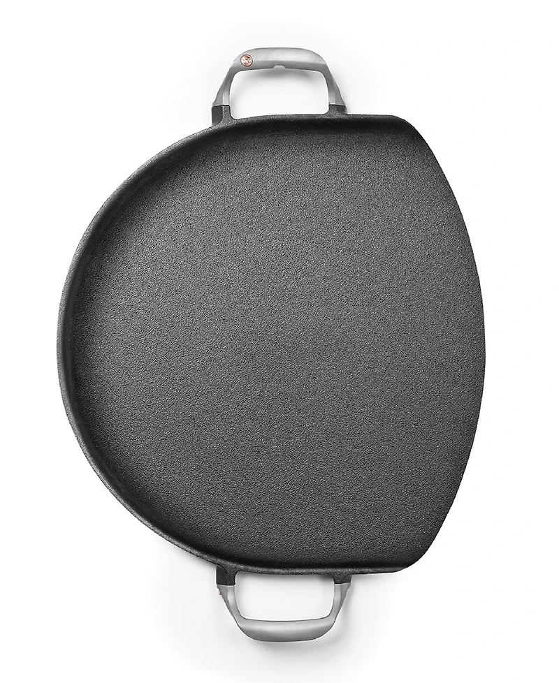 Outset Cast Iron 14" Grill Skillet with Forged Handles