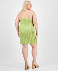 Madden Girl Trendy Plus Size Mini Dress