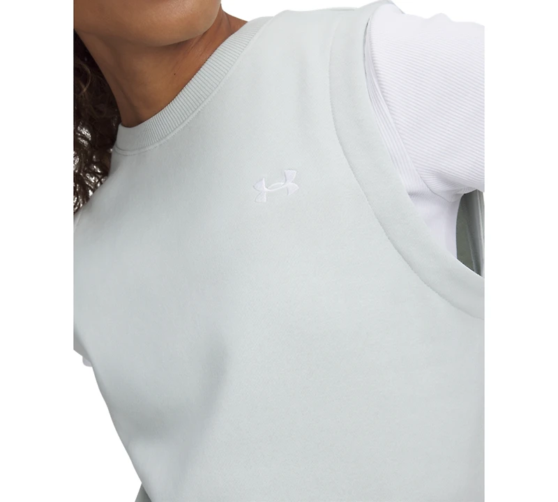 Under Armour Women's Ua Rival Fleece Sleeveless Top