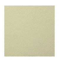 vidaXL Massage Recliner Chair Cream Real Leather