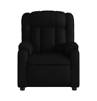 Massage Recliner Chair Black Faux Leather