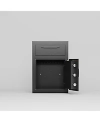 Digital Depository Safe Made of Carbon Steel Electronic Code Lock Depository Safe with Deposit Slot Depository Box for Home Hotel Restaurant and Offic