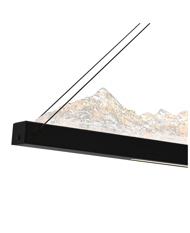 Cwi Lighting 19" Metal Himalayas Integrated Led Island Pool Table Light