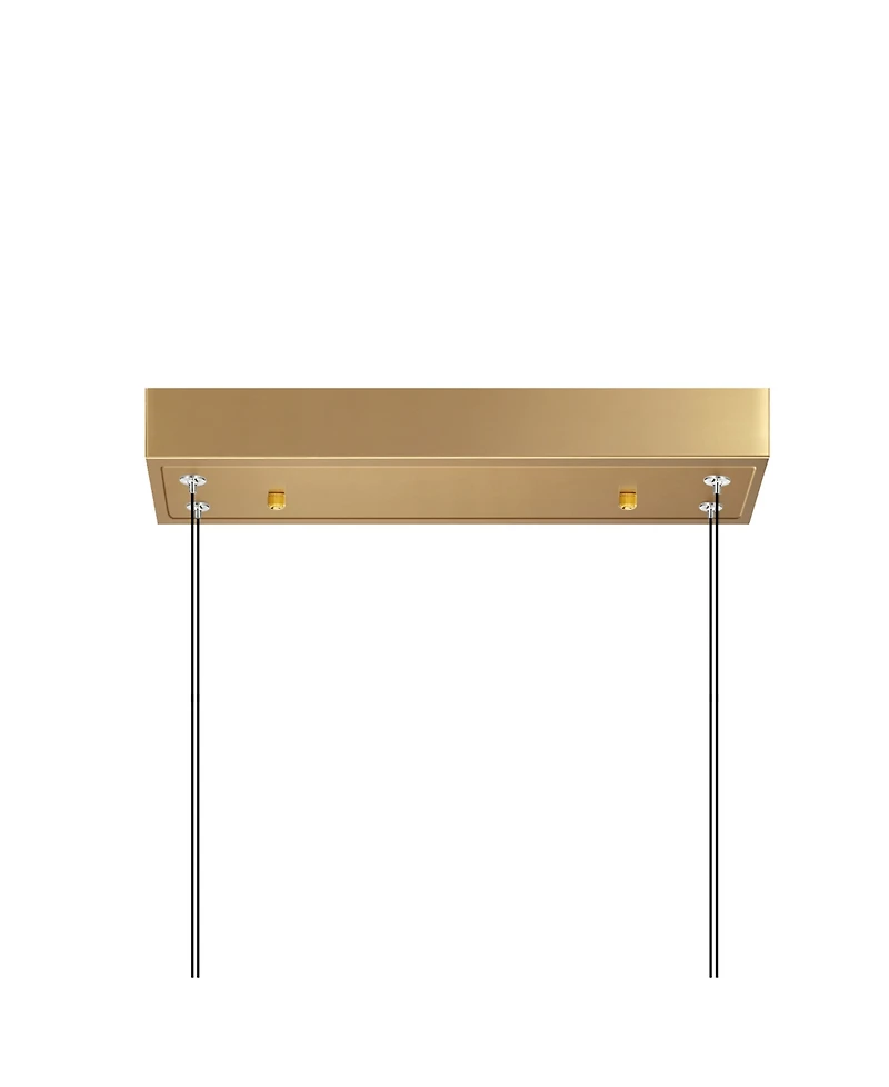 Cwi Lighting 19" Metal Himalayas Integrated Led Island Pool Table Light