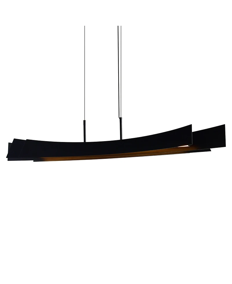 Cwi Lighting 10" Metal Candora Integrated Led Island Pool Table Light