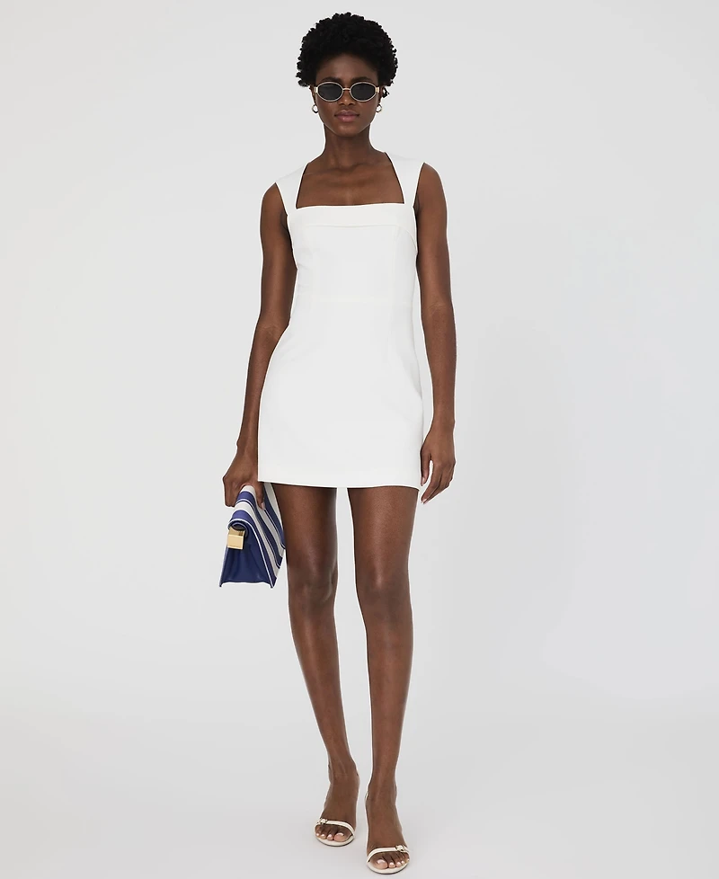 French Connection Women's Whisper Collar Mini Dress