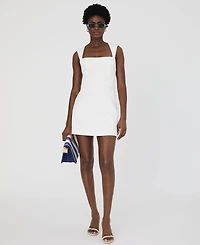 French Connection Women's Whisper Collar Mini Dress