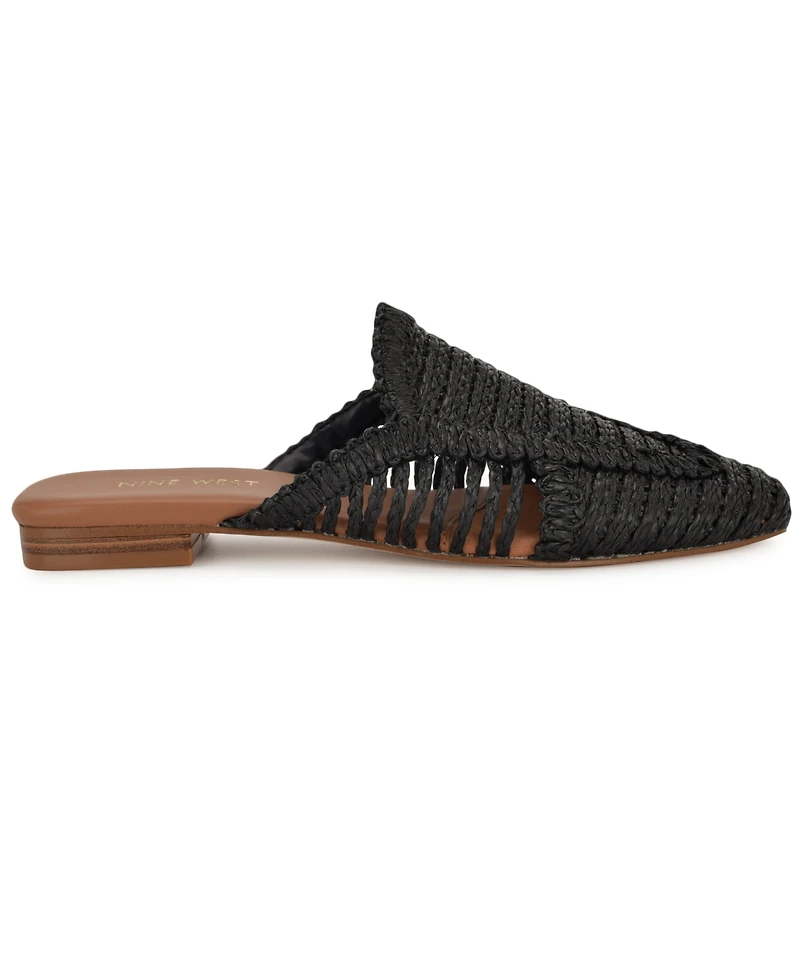 Nine West Women's Campton Woven Slip-On Mules