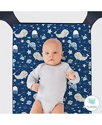 The Peanutshell Sealife 3-Pack Fitted Playard Sheets