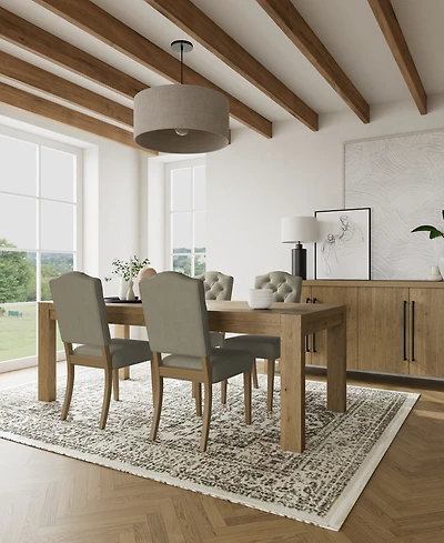 5pc Dining Set (Davie Rectangular Table & 4 Jesilyn Chairs)