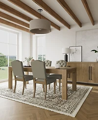 5pc Dining Set (Davie Rectangular Table & 4 Jesilyn Chairs)