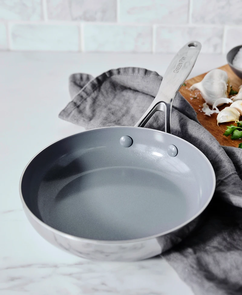 GreenPan Valencia Pro Stainless Steel 8" Open Frypan