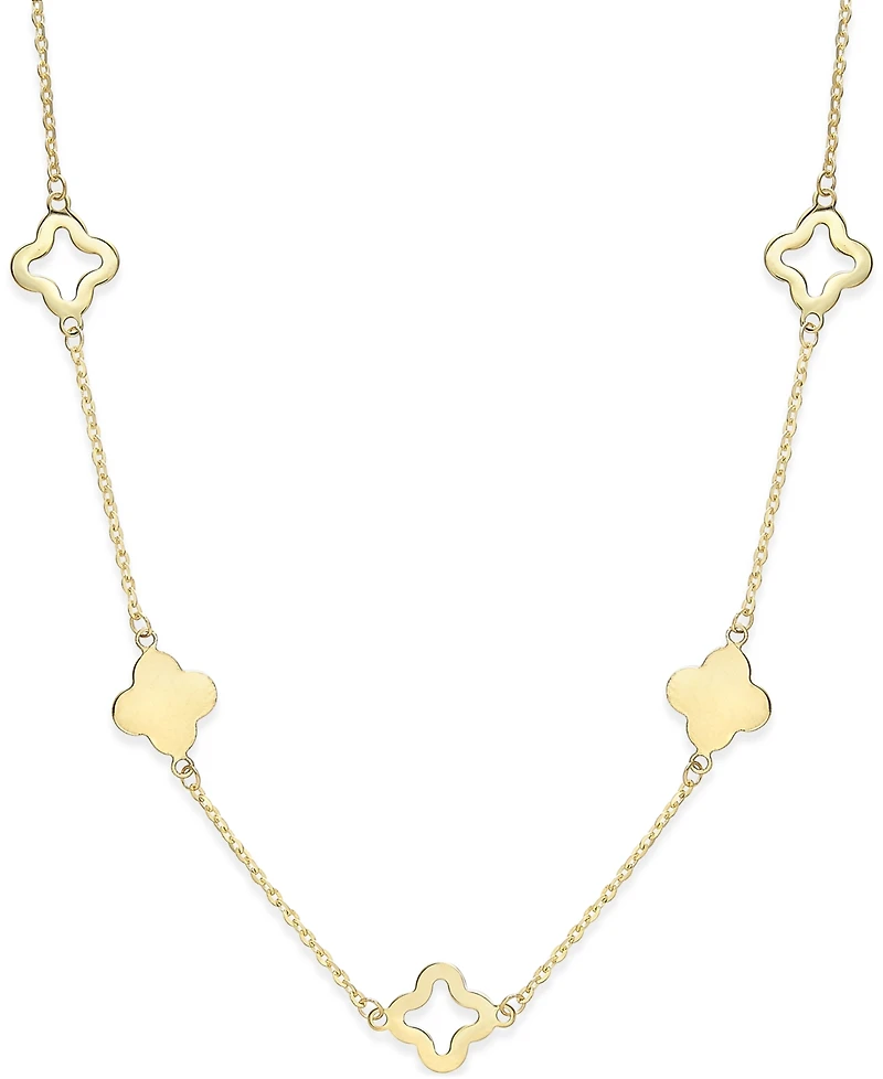 Clover Necklace 14k Gold