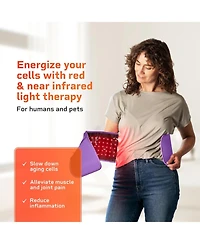 LifePro Red Light Therapy Belt – Near Infrared & Red Light Therapy for Muscle Relaxation, Inflammation & Circulation